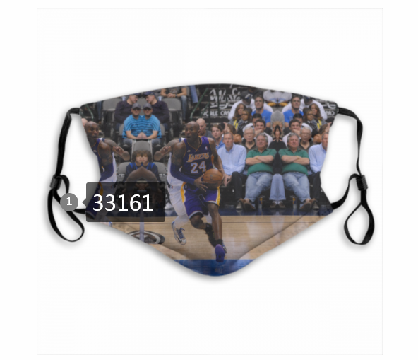 2021 NBA Los Angeles Lakers #24 kobe bryant 33161 Dust mask with filter